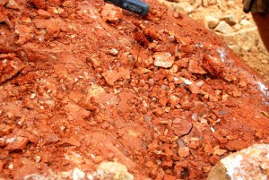 Crystals All Over Top of Boulders in Clay 2