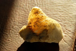 Double Yellow Poker Chip Backlit