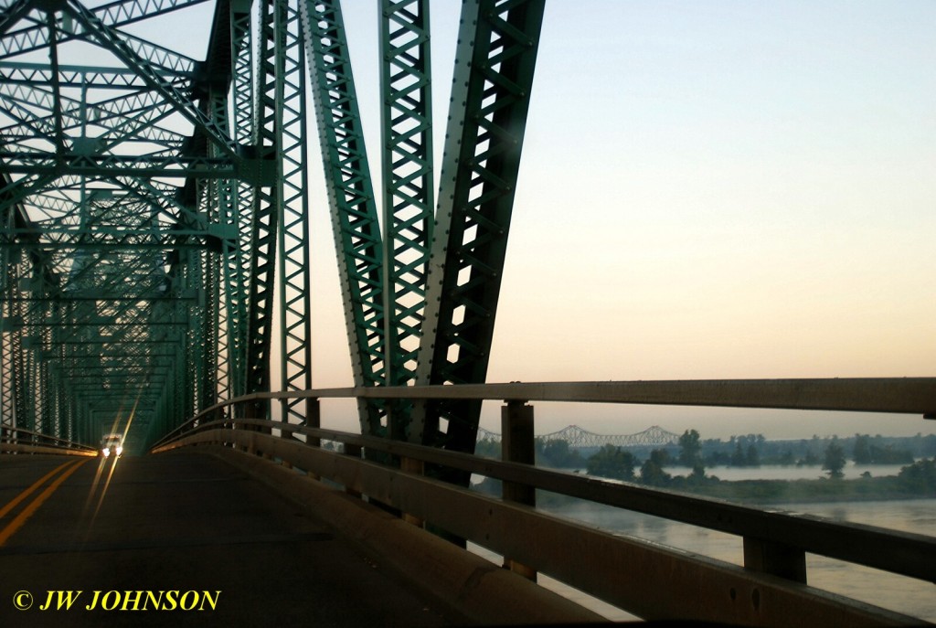 Ohio River Bridge in Distance