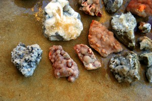 Plates and Yellow Poker Chip Chunk