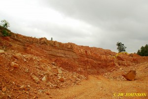 South Tailing Piles on Left