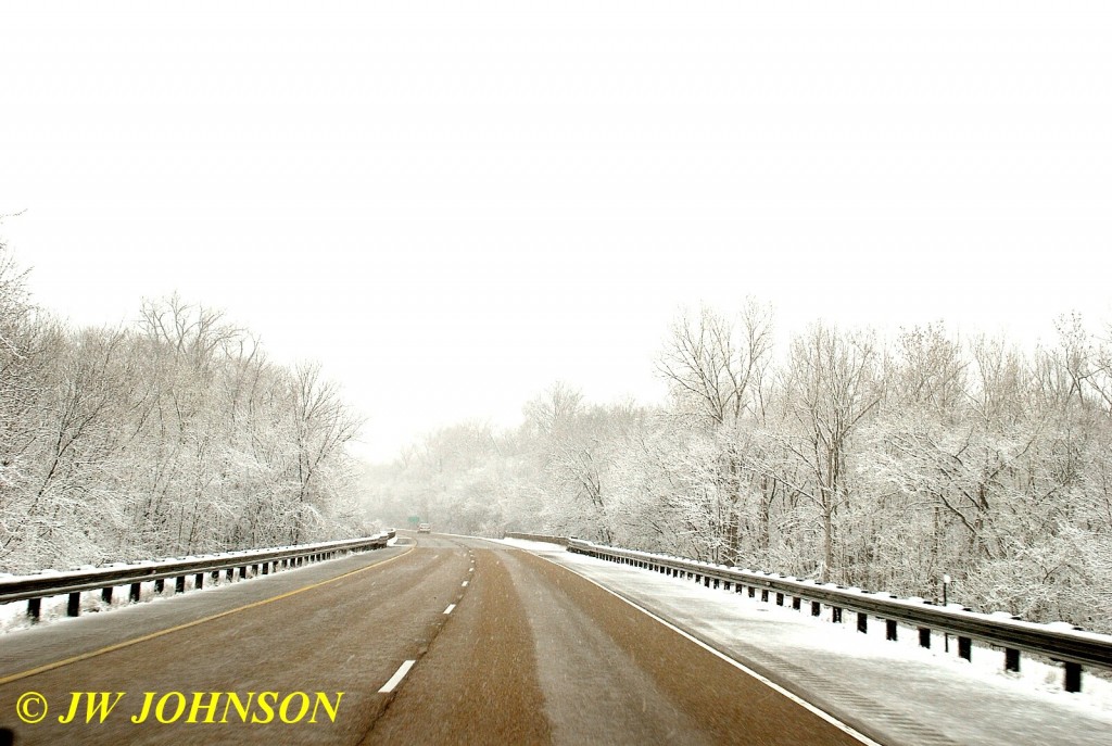 Winter Wonderland Along I-64 in IL