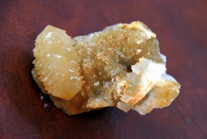 Yellow Poker Chip and Druse