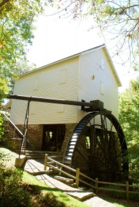 67 Back Side of Mill With Wheel