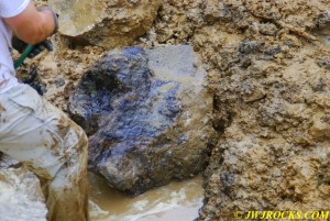 46 Boulder of Fluorite Exposed
