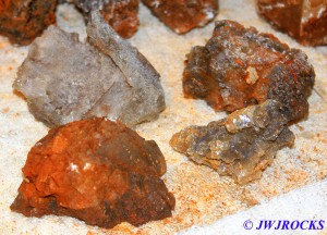 15 Deteriorated Calcite Chunks