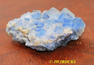 111 Blue Fluorite Plate Purchased From Dawn