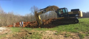 Digging Up Side of Hill in Pasture Near Columbia Mine 2