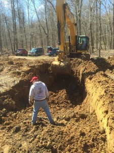 I am Looking For Signs of Fluorite North Side Trench Cut